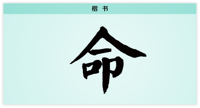 3文字演变命楷书.png
