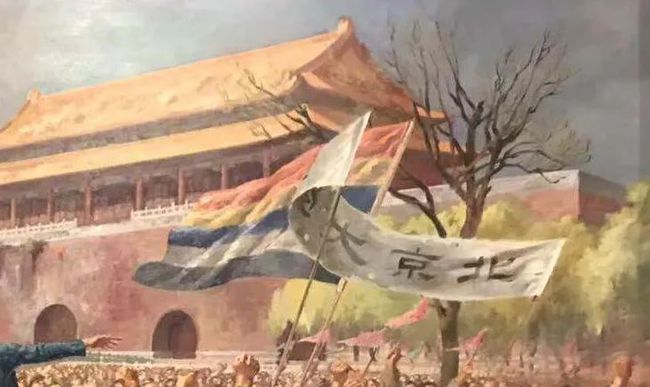  《五四运动》中天安门城楼一角的乌云滚滚.jpg